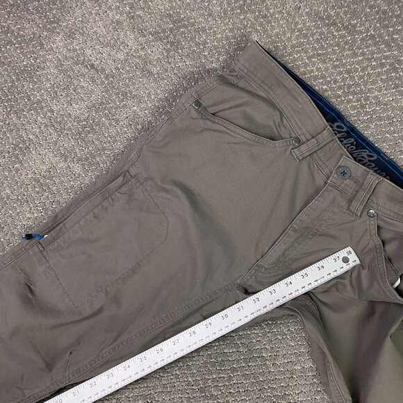 Eddie Bauer Rappel Canvas Pants Men's 34 x 32 Gray First Ascent Hiking Outdoor - Picture 15 of 16
